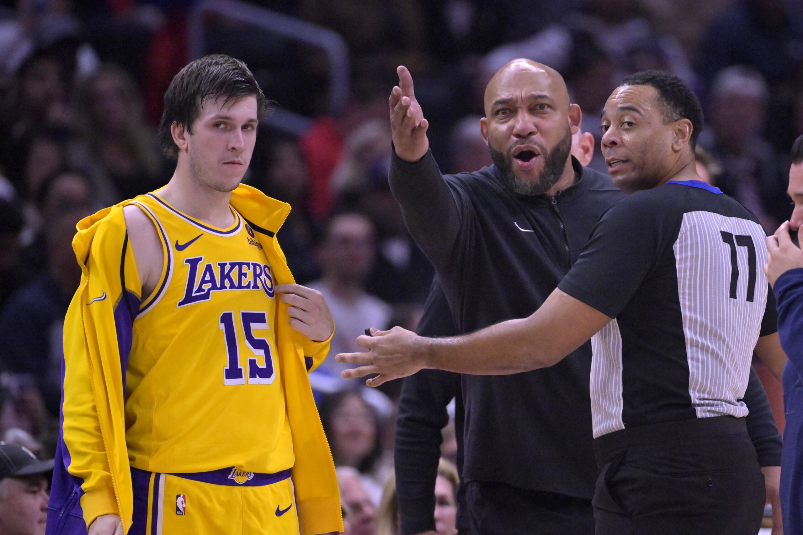 Los Angeles Lakers: Did Austin Reaves Throw Shade at Darvin Ham in Honest Take on the Team's 2024 Coaching Search? 2 Darvin Ham, Austin Reaves, Los Angeles Lakers