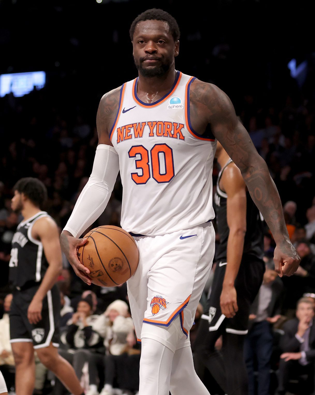 New York Knicks: Stephen A Smith Holds Back Tears After News of Julius Randle's Season-Ending Injry 1 USATSI 22360288 168400517 lowres