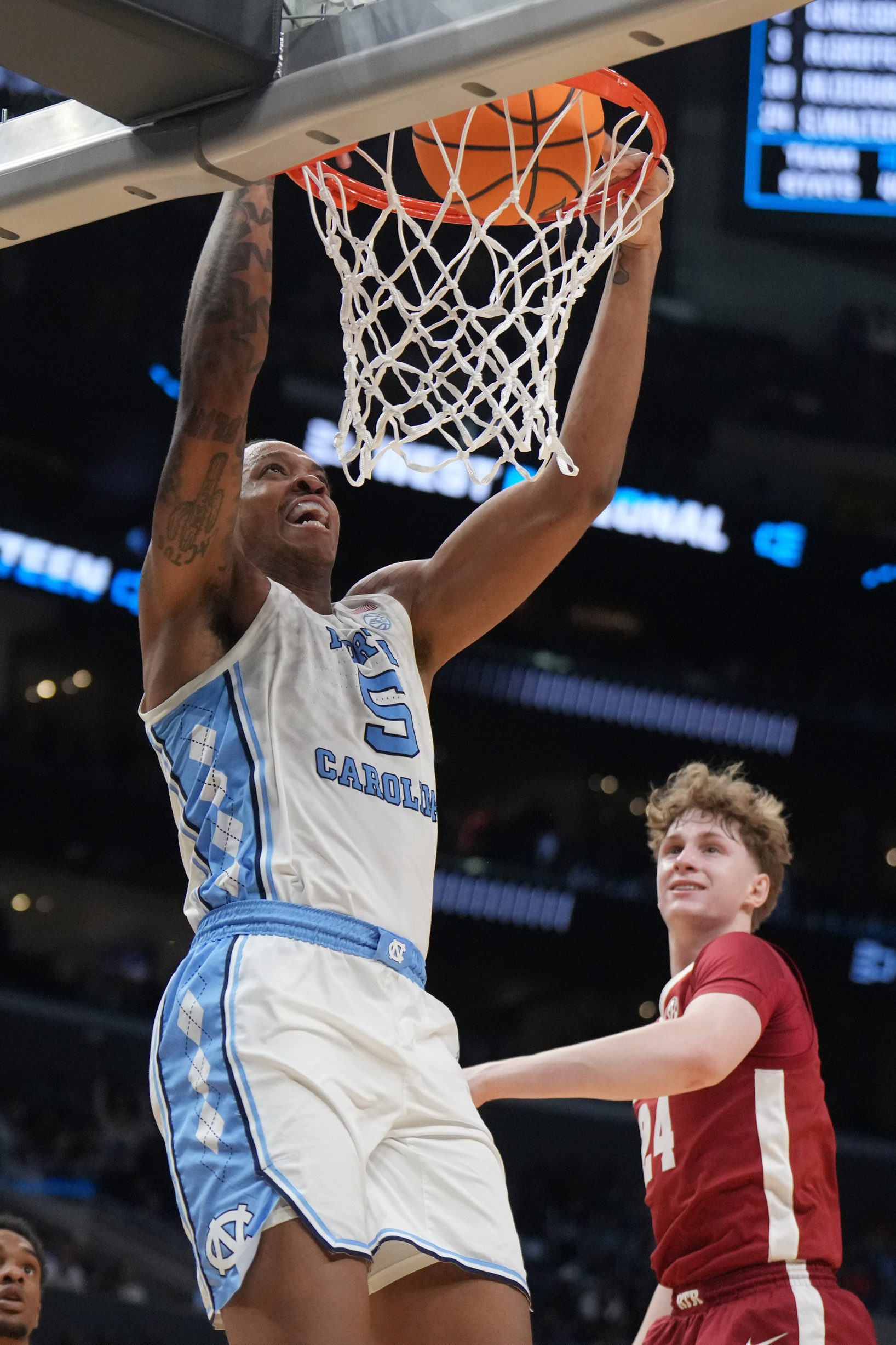 WATCH: Alabama Crimson Tide's Grant Nelson Delivers TWO Game-Sealing Blocks in Massive Upset of North Carolina 2 USATSI 22893232 168400517 lowres