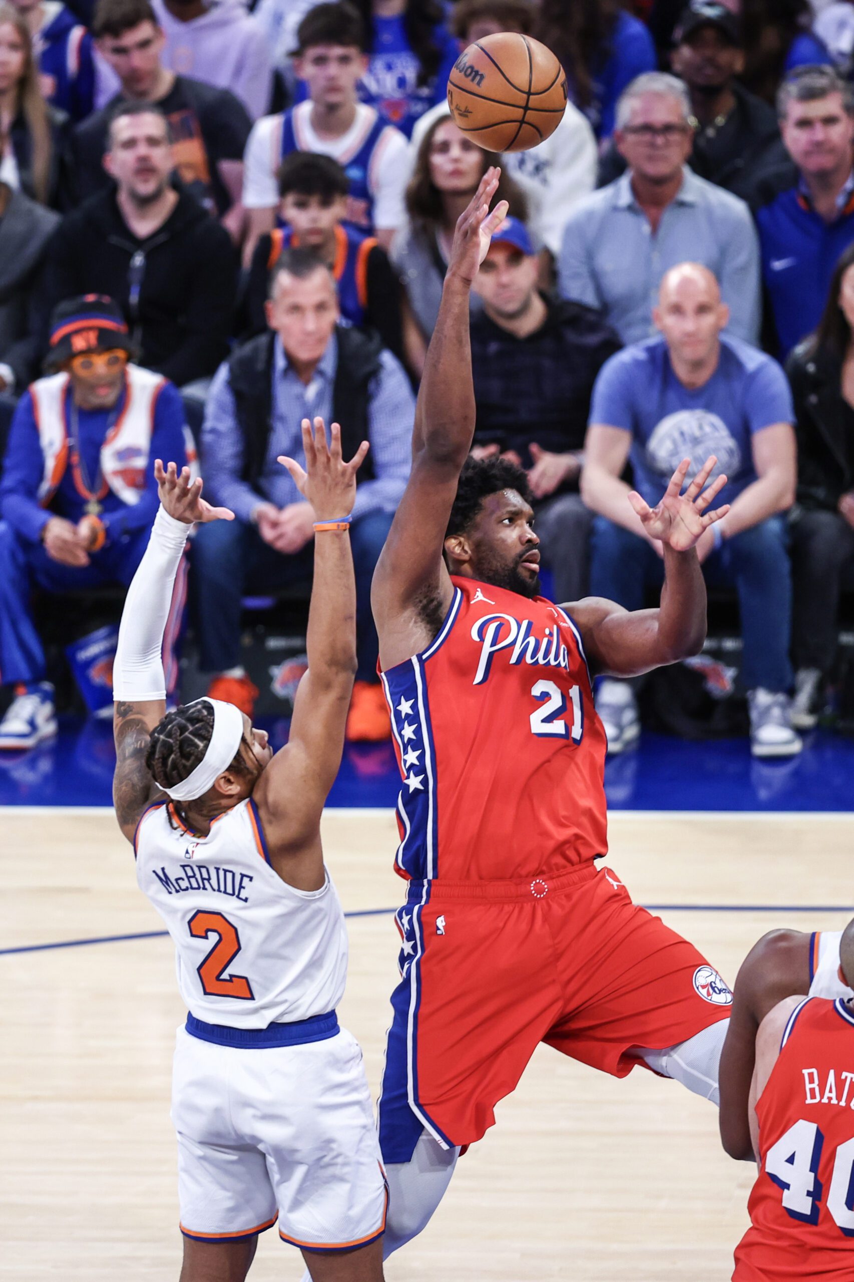 New York Knicks' Josh Hart Shades Philadelphia 76ers Star Joel Embiid's Series Guarantee: 'I Don't Care' 3 Philadelphia 76ers, Joel Embiid