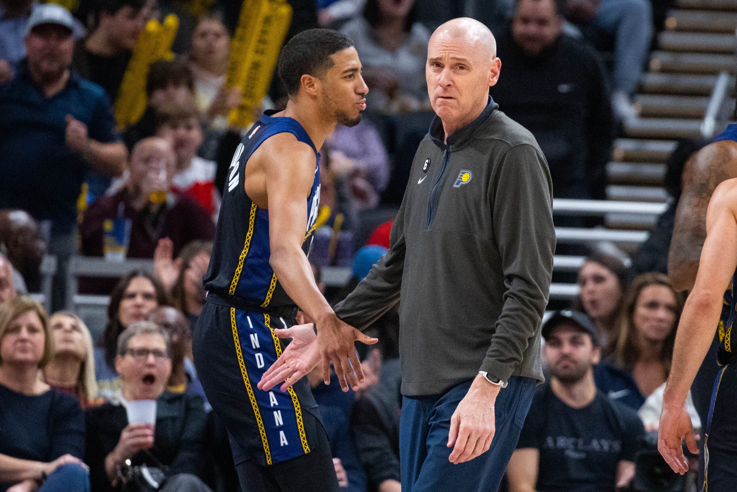 Indiana Pacers: Tyrese Haliburton's Overrated Tag From Anonymous Poll Draws 1 NSFW Rant From Rick Carlisle 1 Indiana Pacers, Tyrese Haliburton, Rick Carlisle