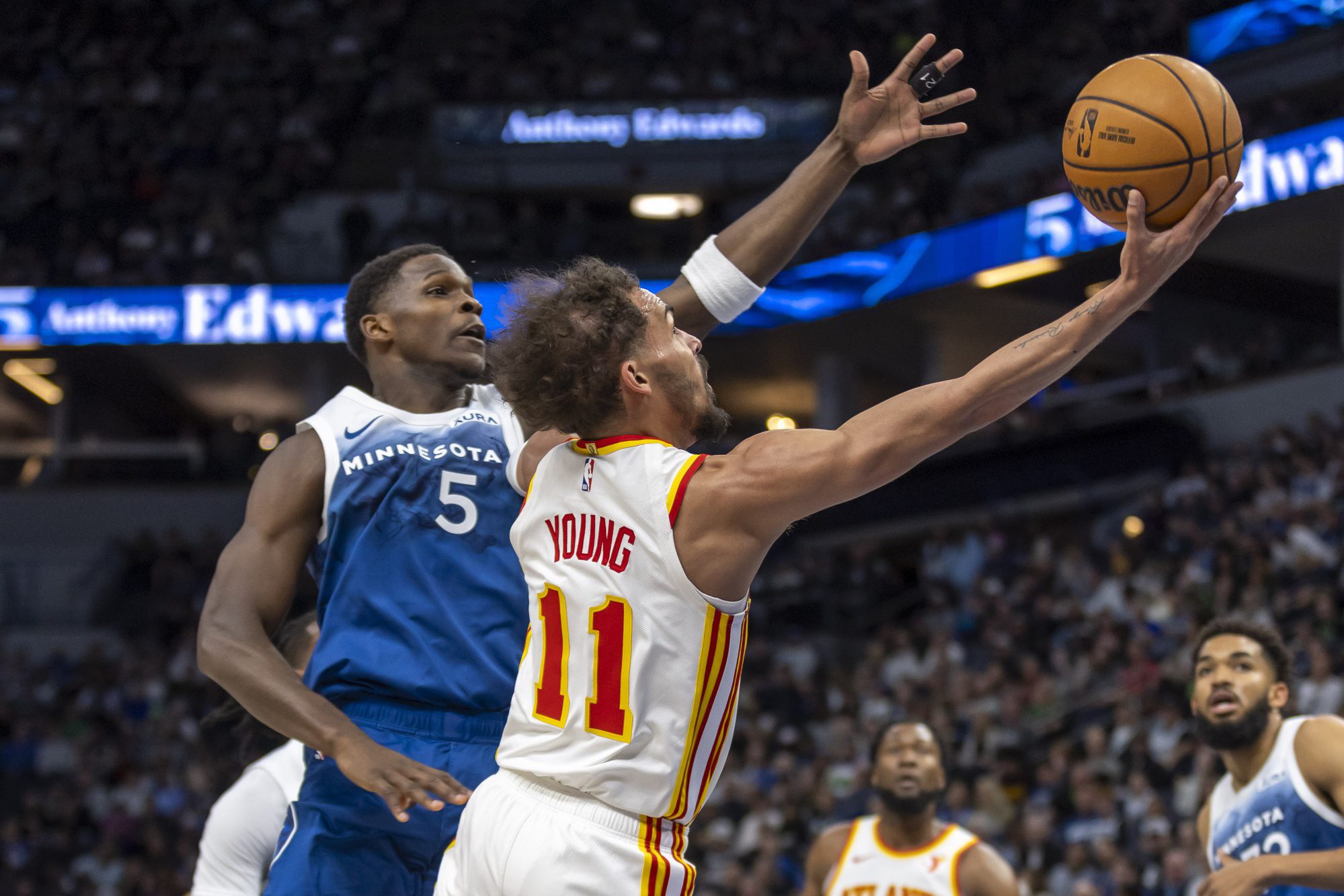 Minnesota Timberwolves Form Terrifying Trae Young-Anthony Edwards Backcourt Duo in Wild Trade Scenario 2 Minnesota Timberwolves, Trae Young, Anthony Edwards, Minnesota Timberwolves rumors, Trae Young rumors, Trae Young trade rumors