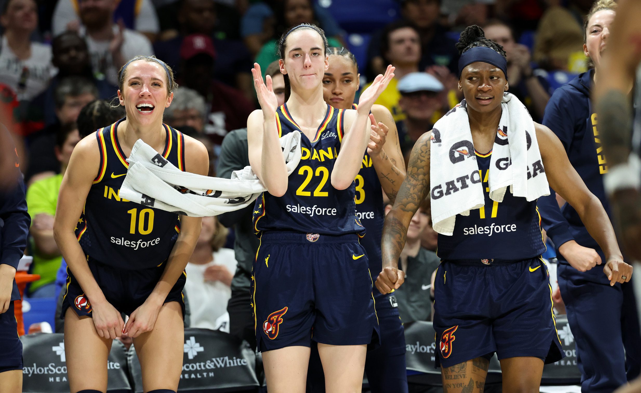 "Like Girlll": Erica Wheeler Jokes To Kahleah Copper On Workout Complaints 1 Indiana Fever, Lexie Hull