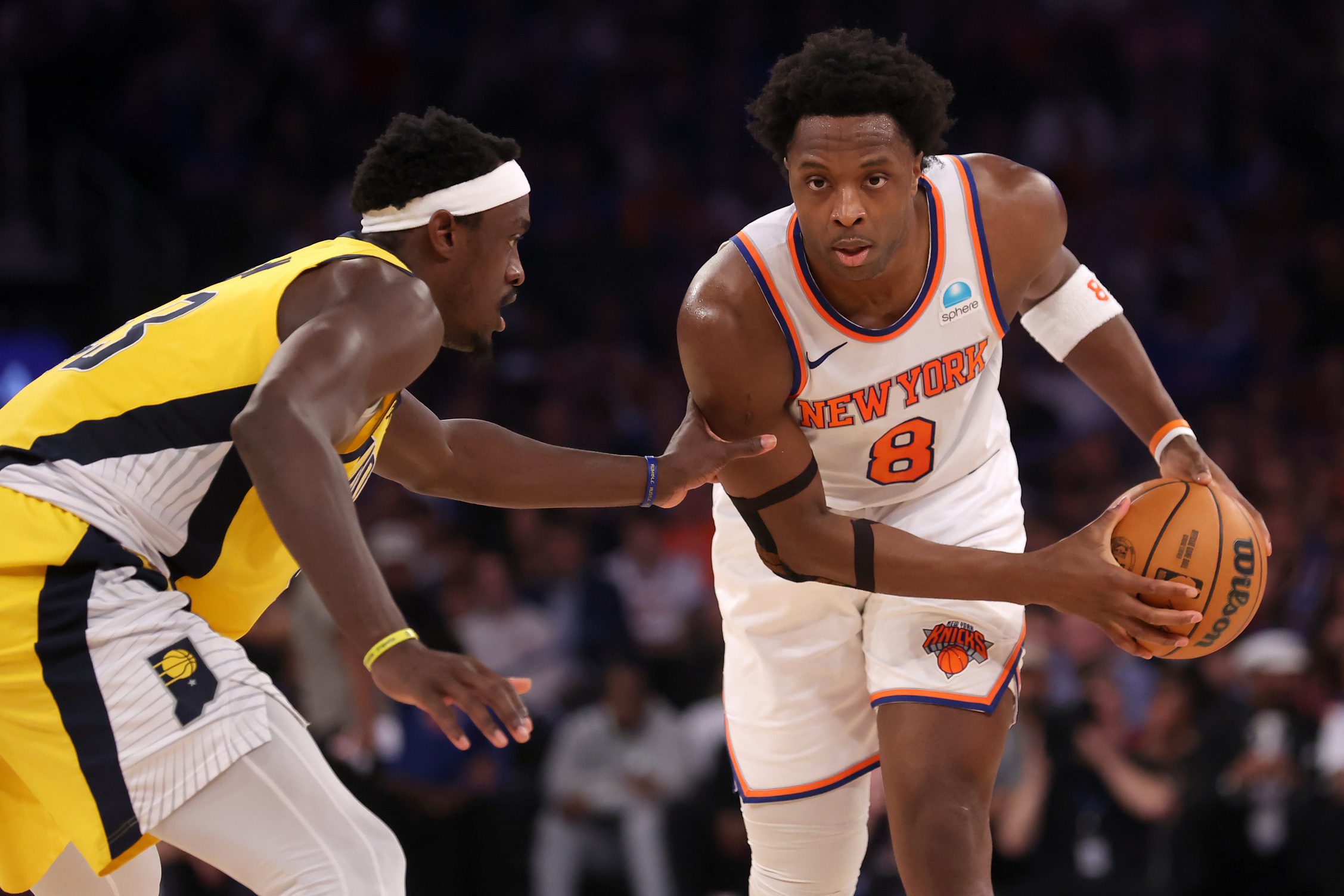 New York Knicks: Tom Thibodeau Gushes Over 1 'Elite' Weapon Amid Jalen Brunson's Injury Absence 1 New York Knicks, OG Anunoby, New York Knicks news, OG Anunoby injury, Knicks vs Pacers, NBA Playoffs