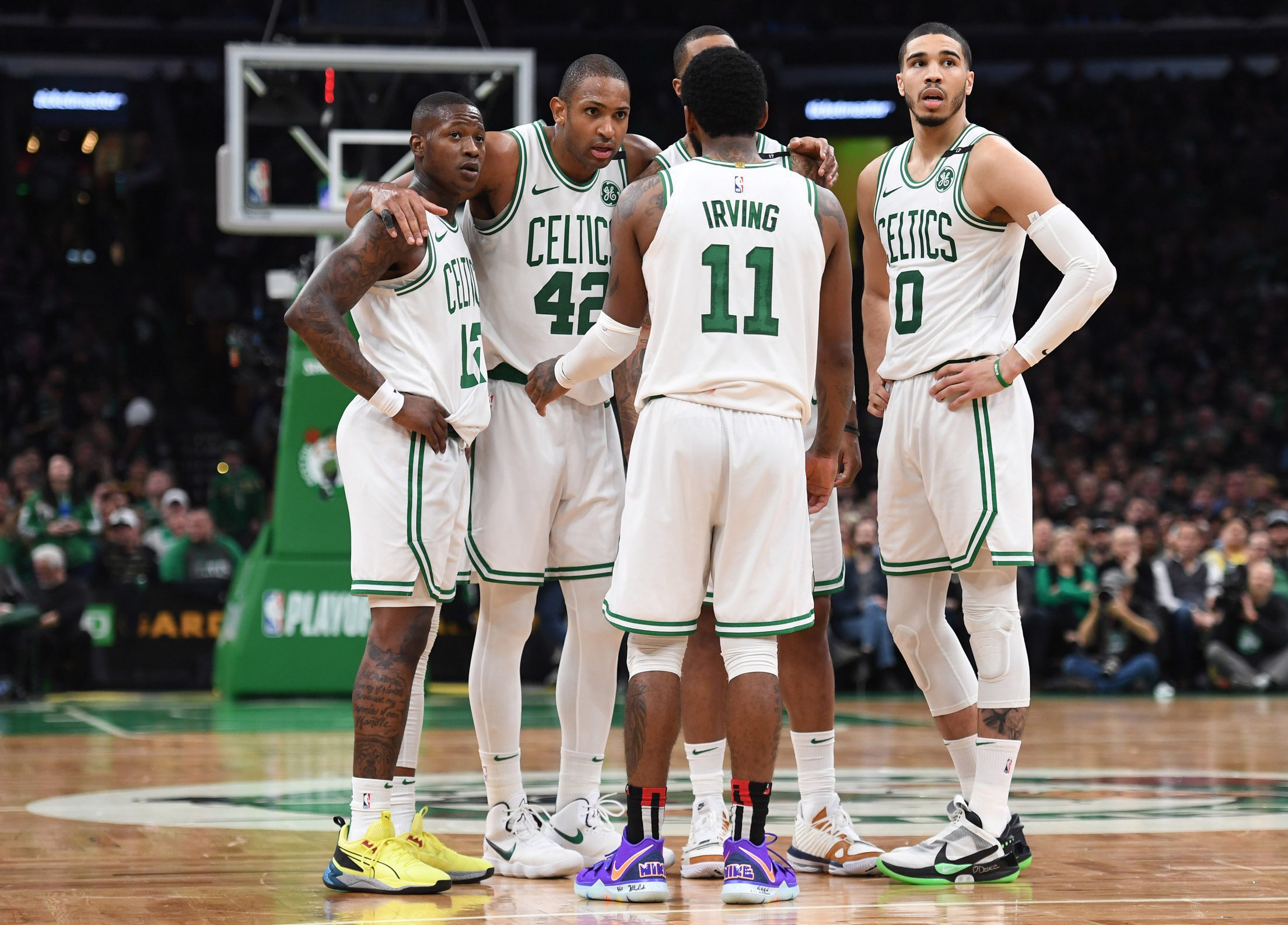 Boston Celtics: Al Horford Championship Parade Outfit Goes Viral as He Features 1 Beloved Boston Sports Icon 1 Boston Celtics, Jayson Tatum, Boston Celtics news, Jayson Tatum news, Kyrie Irving