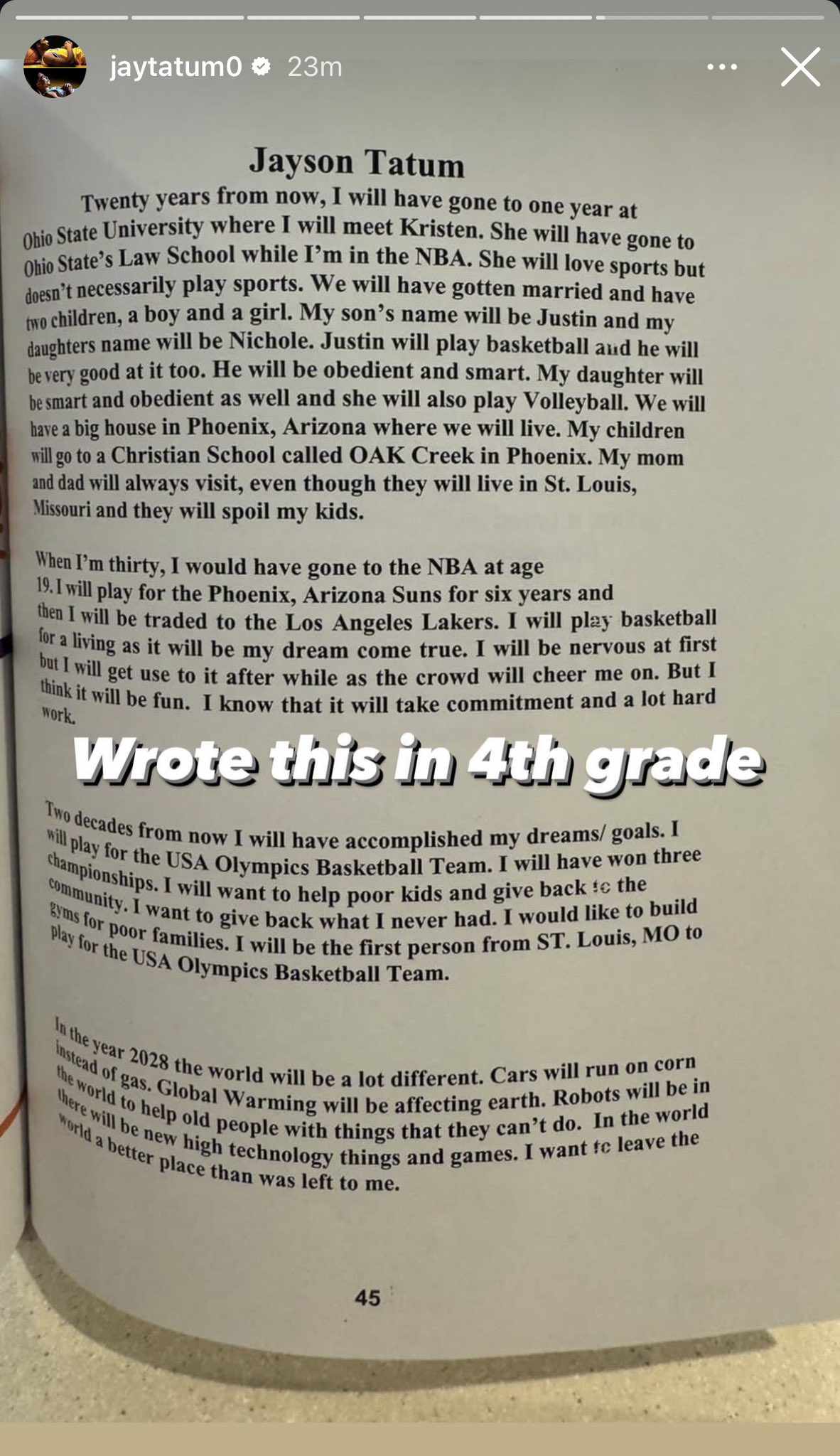 Boston Celtics' Jayson Tatum Shockingly Reveals the 1 Team He Wanted to Play For in Viral Instagram Story - And It Was Not the C's 1 Boston Celtics, Jayson Tatum, Phoenix Suns