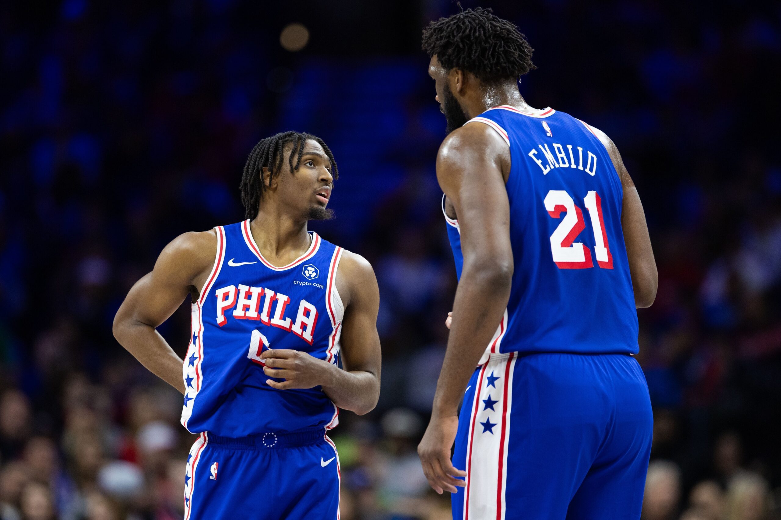 NBA Slaps Joel Embiid With Technical Over Bench Incident During 76ers-Pacers 2 Philadelphia 76ers, Tyrese Maxey, Joel Embiid