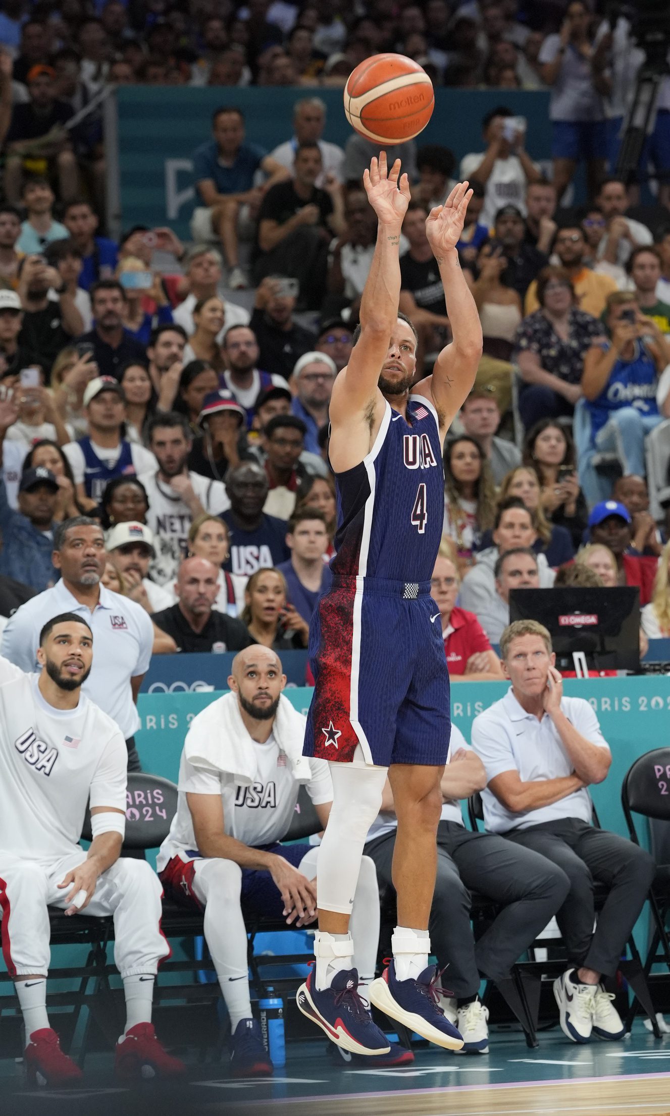 Olympics: Stephen Curry Gives Honest Assessment of Team USA's Win vs. Serbia 4 Olympics, Stephen Curry, Team USA, Golden State Warriors