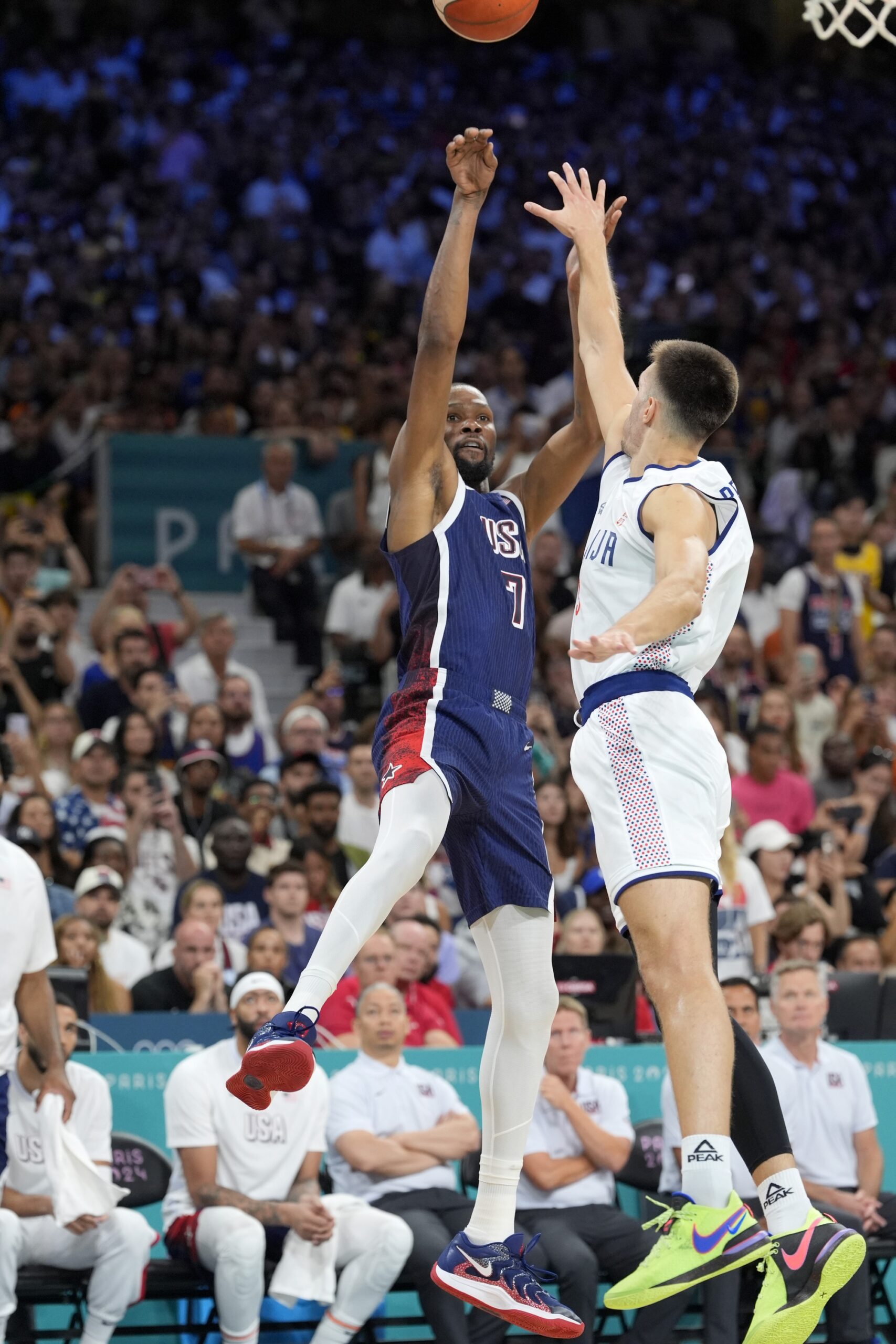 Olympics: LeBron James' Awesome Message To Kevin Durant After Record-Breaking Feat 2 Olympics, Kevin Durant, Team USA