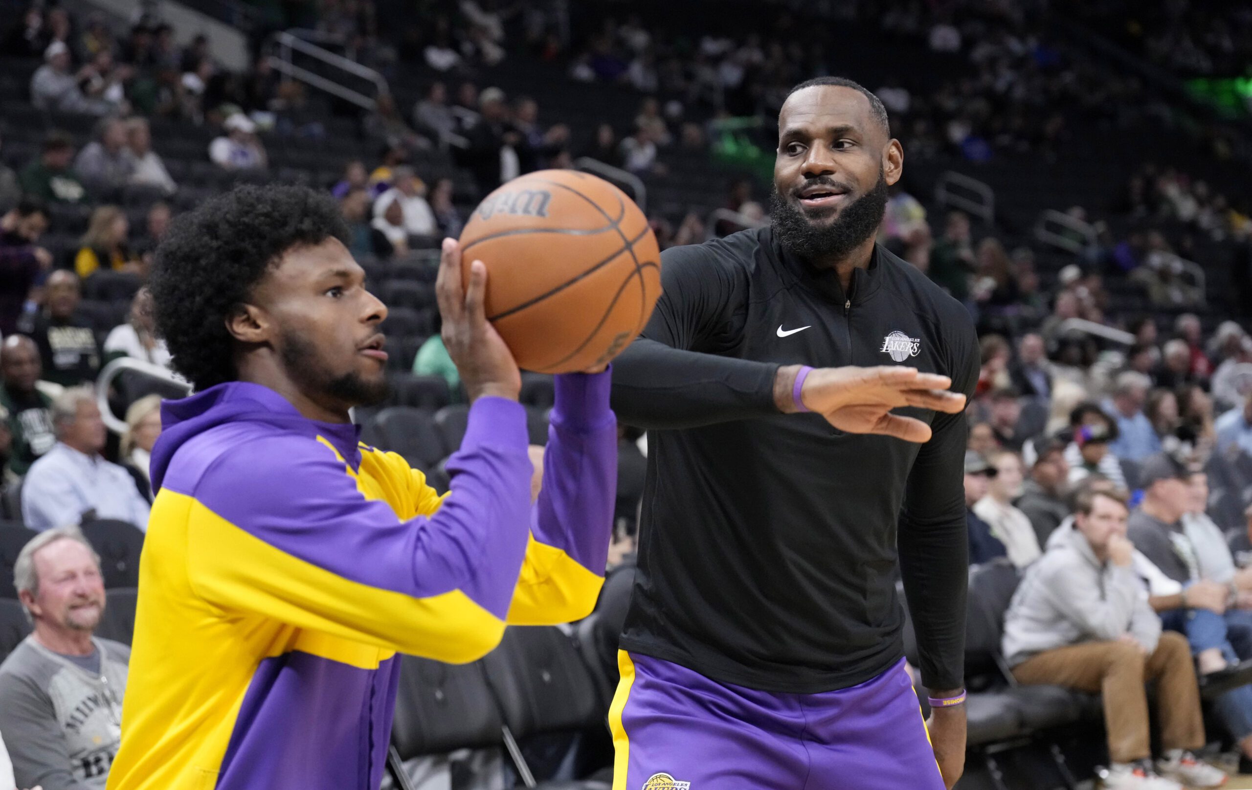 Los Angeles Lakers' LeBron James Absolutely Refuses to Speak Up for Bronny James During 1 Recent Media Session 2 LeBron James, Bronny James, Los Angeles Lakers