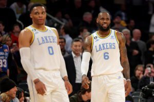 Amazing NBA Legends That May Retire Soon After 2026 2 Russell Westbrook, Lebron James, Los Angeles Lakers