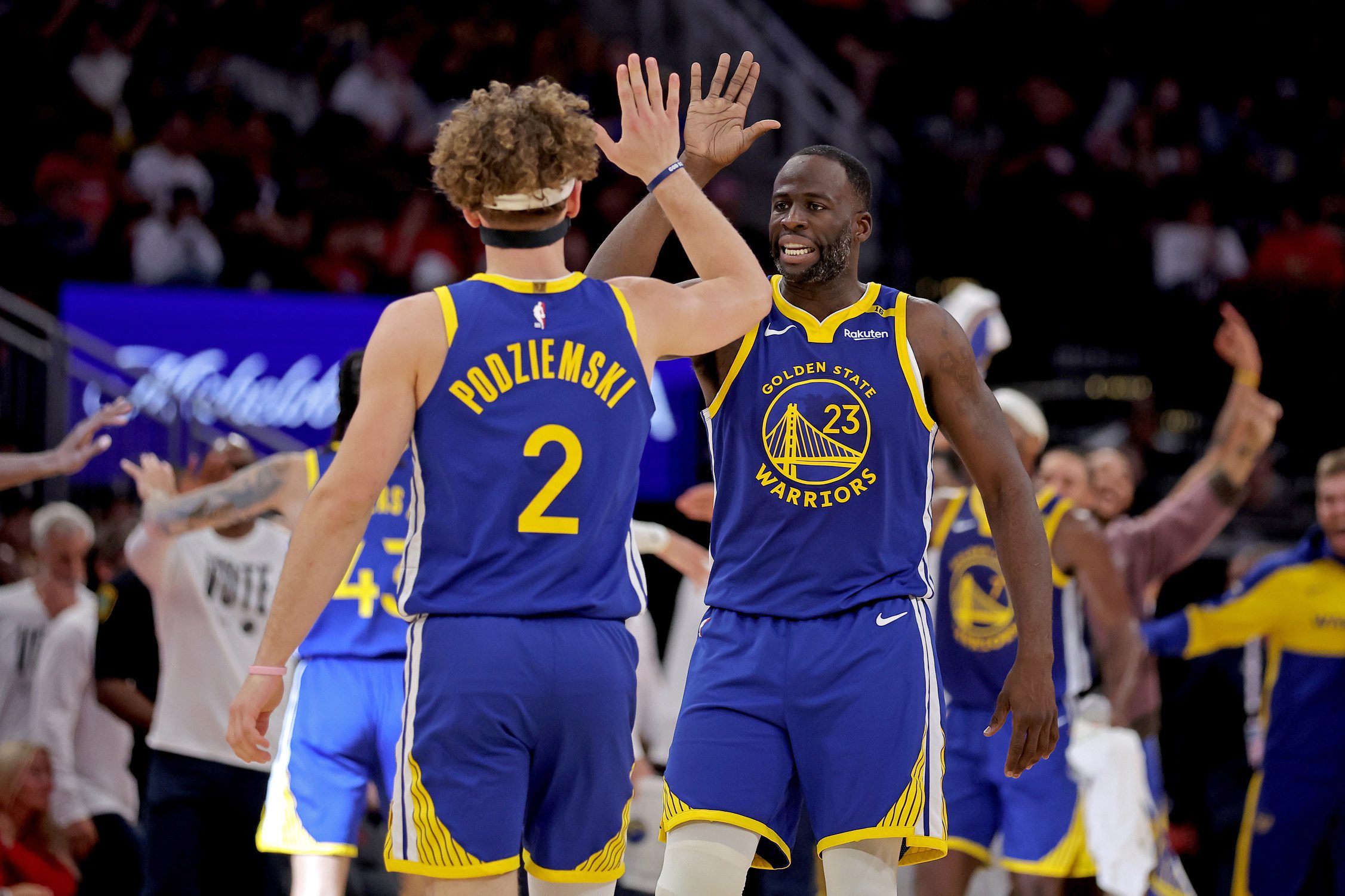 Golden State Warriors' Stephen Curry And Draymond Green Gets Technical Fouls After Shoving Match With Dillon Brooks 3 Golden State Warriors, Draymond Green