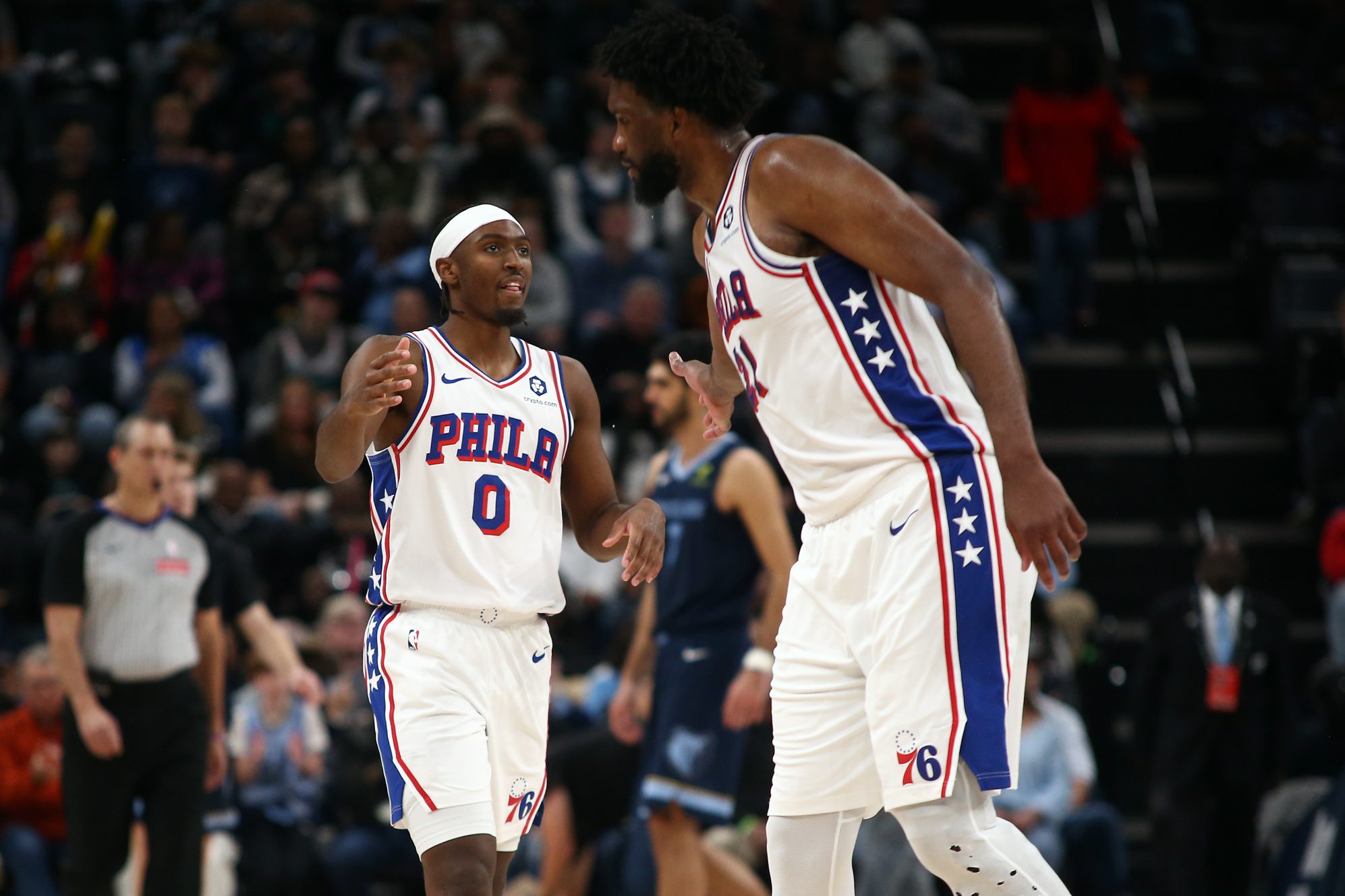 Philadelphia 76ers: Tyrese Maxey Gets 100% Honest with the Joel Embiid Problem 2 USATSI 24811213 168400517 lowres