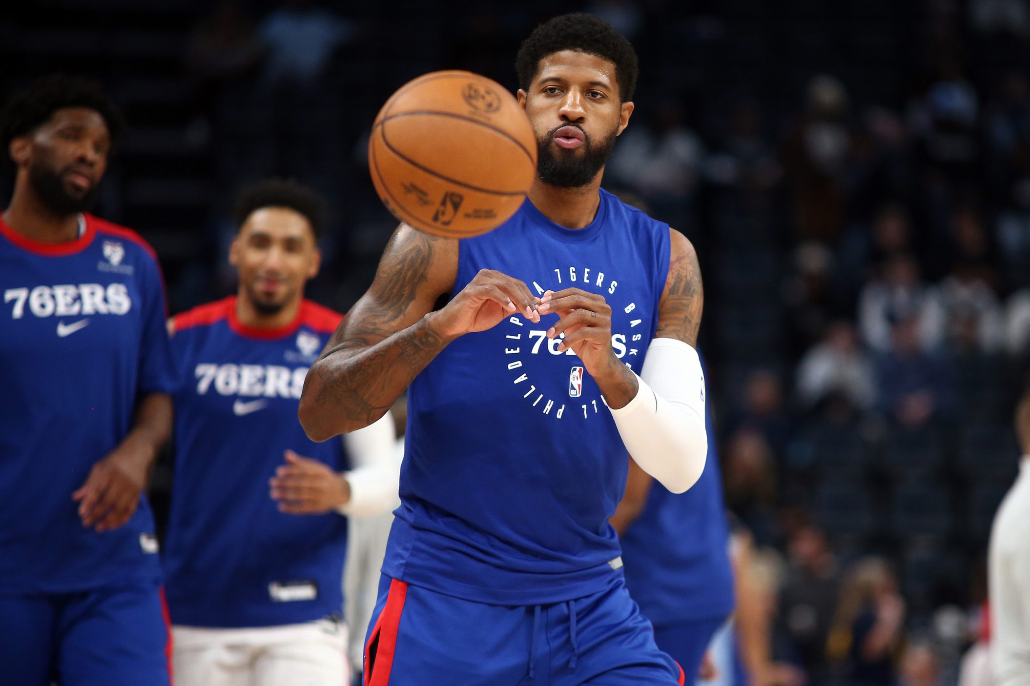 Fans Pile on Paul George For Underperforming Without Tyrese Maxey And Joel Embiid 1 Paul George