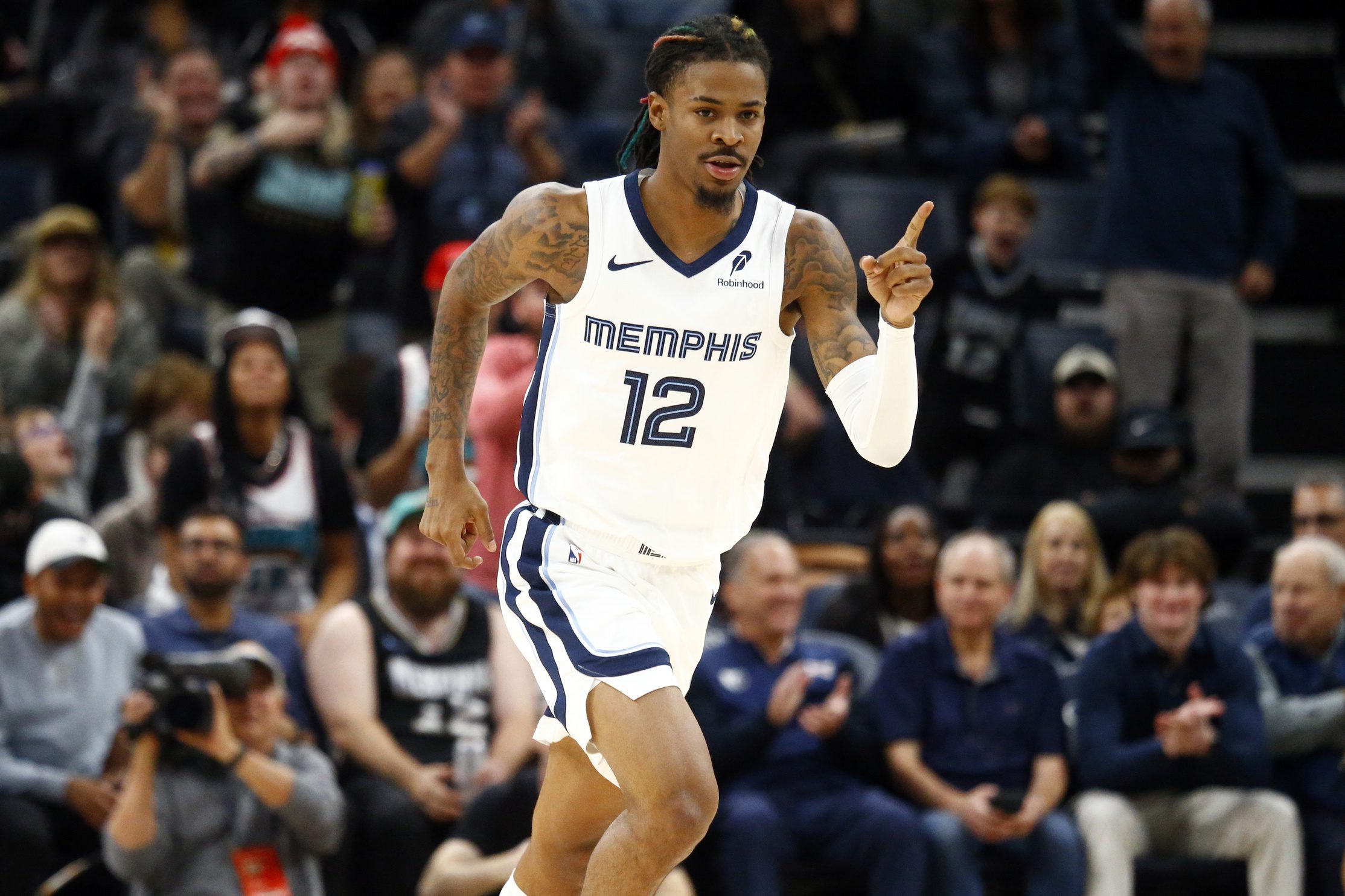 Memphis Grizzlies' Ja Morant Tops the List of Breakout Players in the Playoffs, According to Ex-NBA Player 3 Ja Morant, Memphis Grizzlies