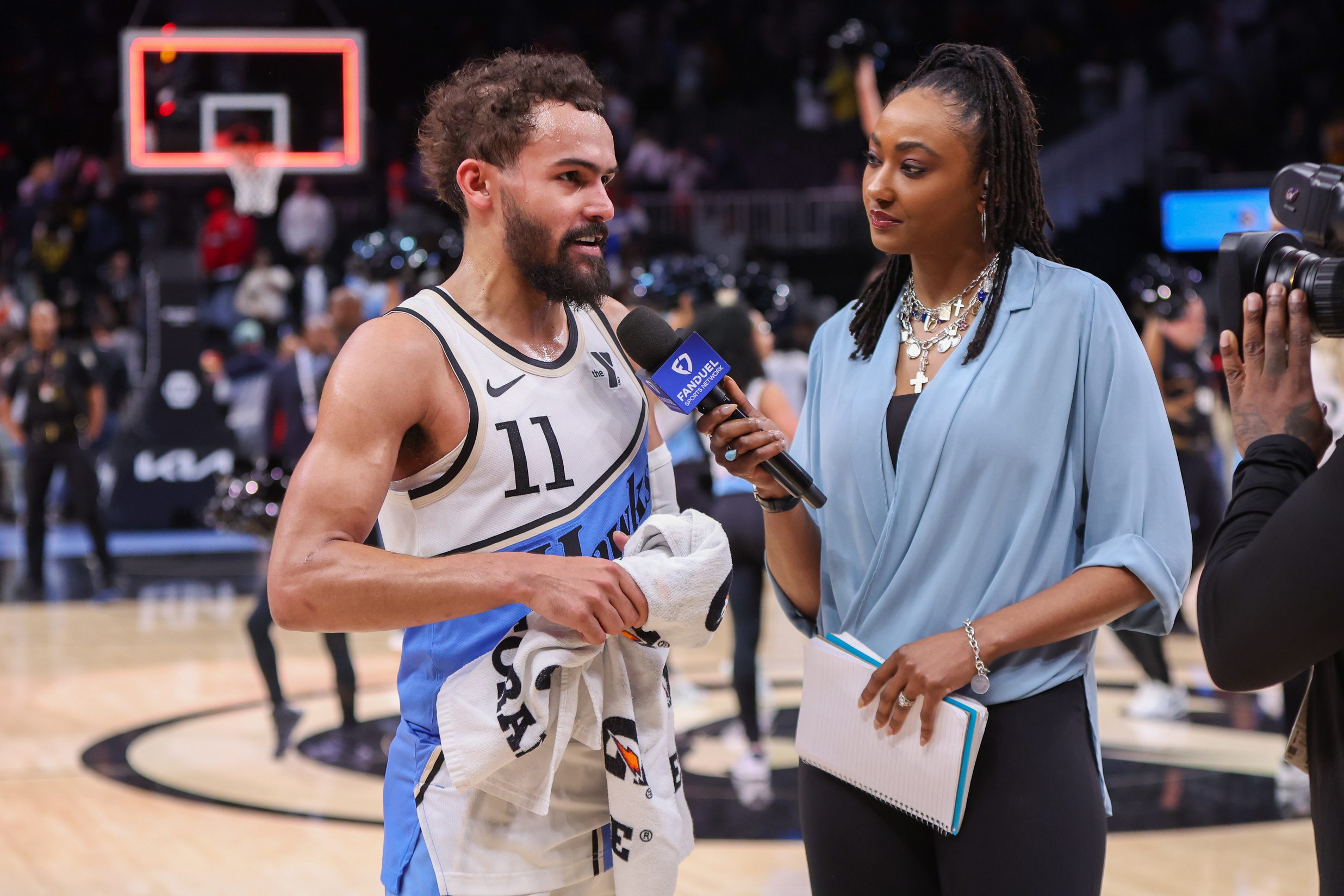 "Caitlin Clark Of College Basketball": Trae Young Elevates Aaliyah Chavez To Caitlin Clark Level 3 Atlanta Hawks, Trae Young, Golden State Warriors