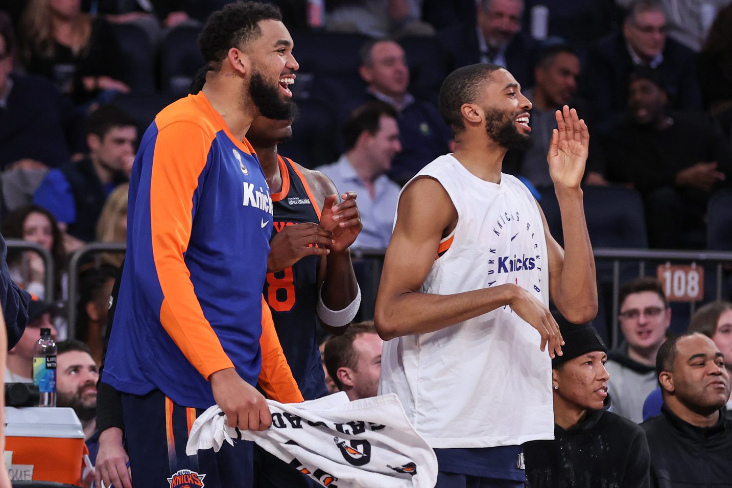New York Knicks Makes Historic Karl-Anthony Towns, Josh Hart Announcement During Mavericks Game 1 New York Knicks, Karl-Anthony Towns