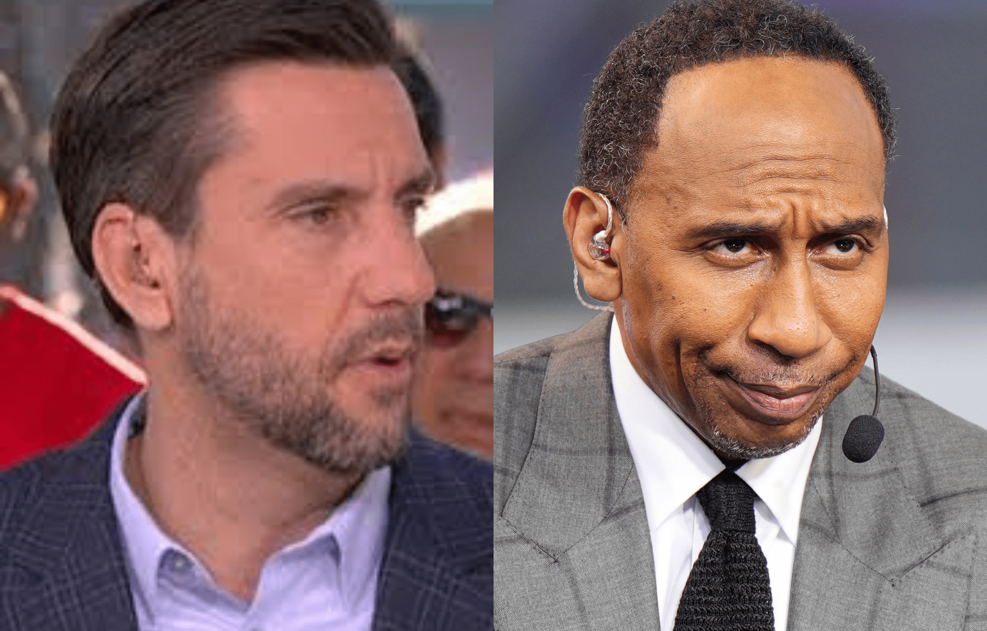 American sports journalist and political commentator Clay Travis potentially running for president in 2028 to go against Stephen A. Smith. Photo credits: Instagram and Imagn