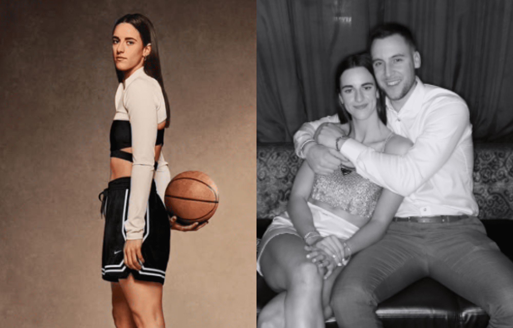 Caitlin Clark's BF Connor McCaffery Jabs At Nike After Fever Star's Iowa Homecoming Game 1 WNBA superstar Caitlin Clark and BF Connor McCaffery. Photo credits: Imagn and Instagram