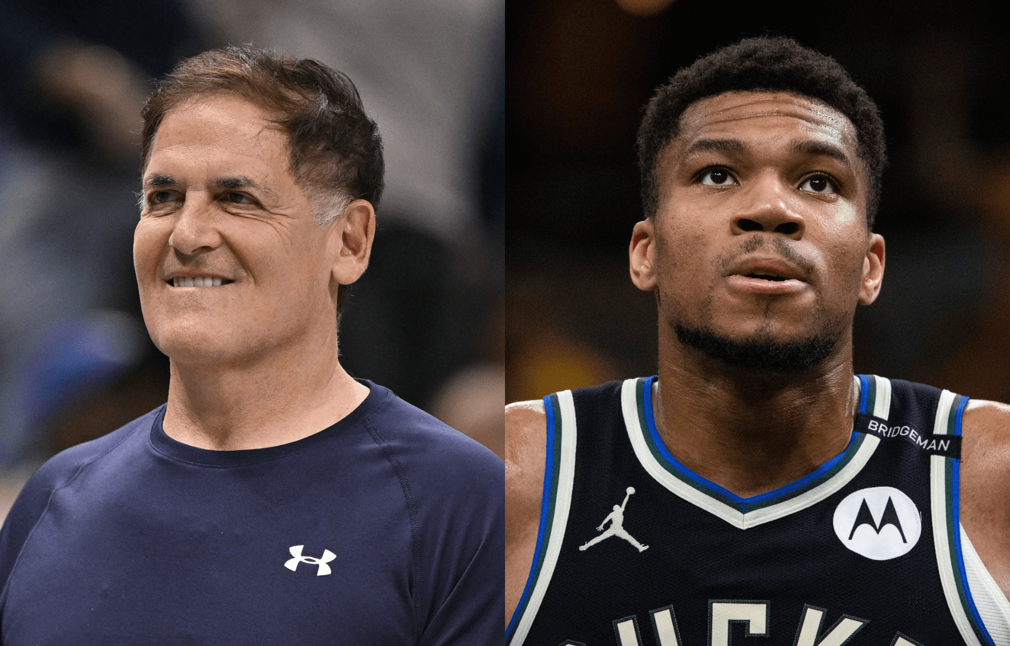 "Buddy's Lone Gone": Mark Cuban's Son Gives Cryptic Reply As Giannis Antetokounmpo Trade Rumors Arise 1 Mark Cuban's Son Gives Cryptic Reply As Giannis Antetokounmpo Trade Rumors Arise. Photo credits: Imagn