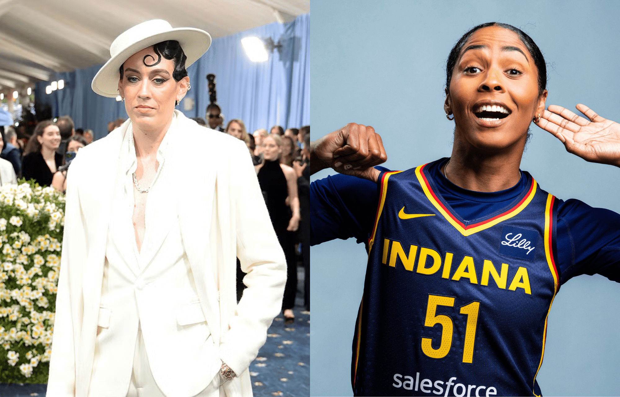 "The Lesbian Representation": Breanna Stewart Met Gala Fashion Gets Sydney Colson's Reaction 1 Breanna Stewart Met Gala Fashion Gets Sydney Colson's Reaction. Photo credits: Instagram and Imagn