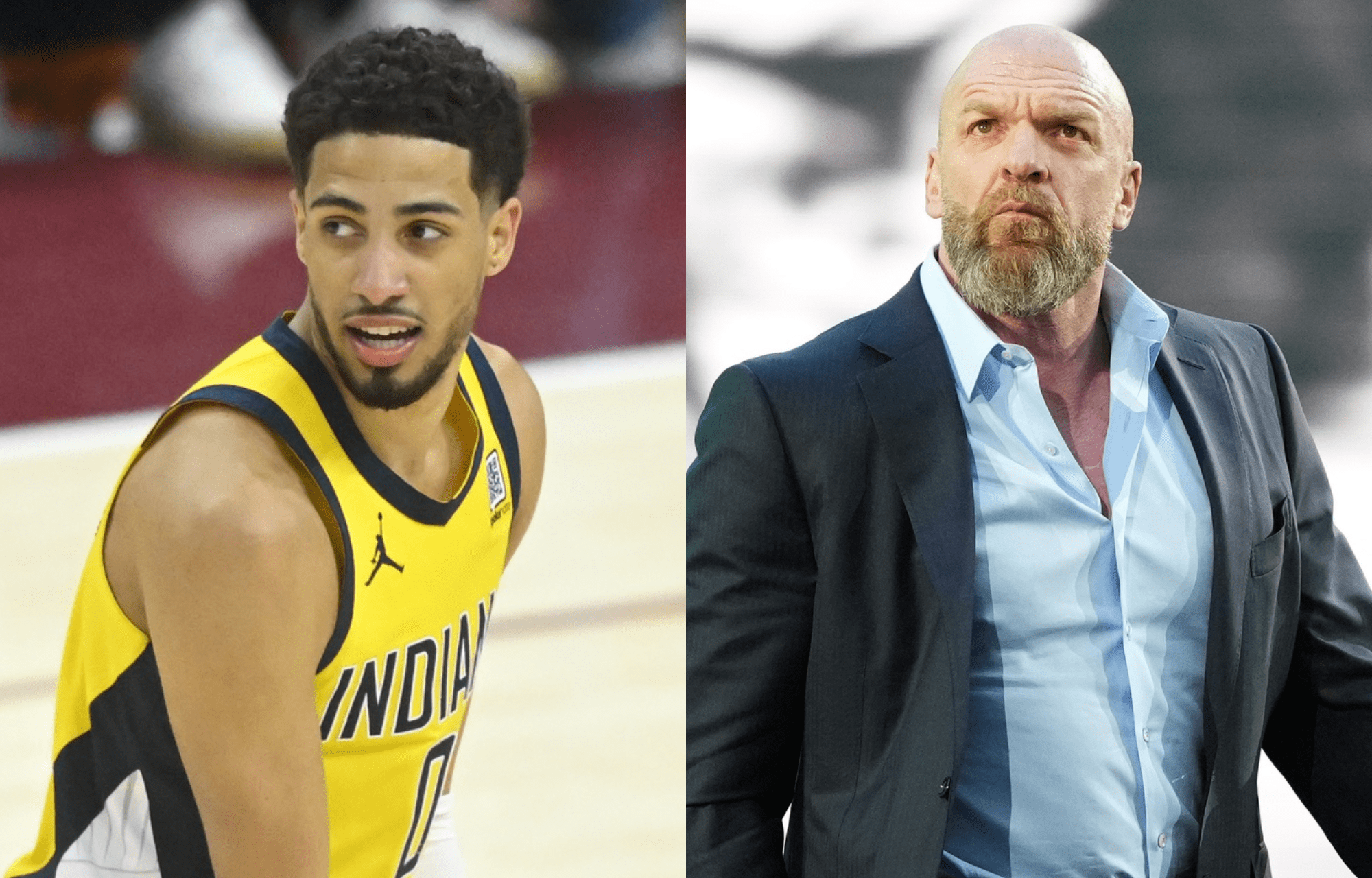 "Game. Over.": Tyrese Haliburton's Playoff Heroics Gets Triple H To React With His Wrestling Gimmick 1 Tyrese Haliburton's Playoff Heroics Gets Triple H To React With His Wrestling Gimmick. Photo credits: Imagn