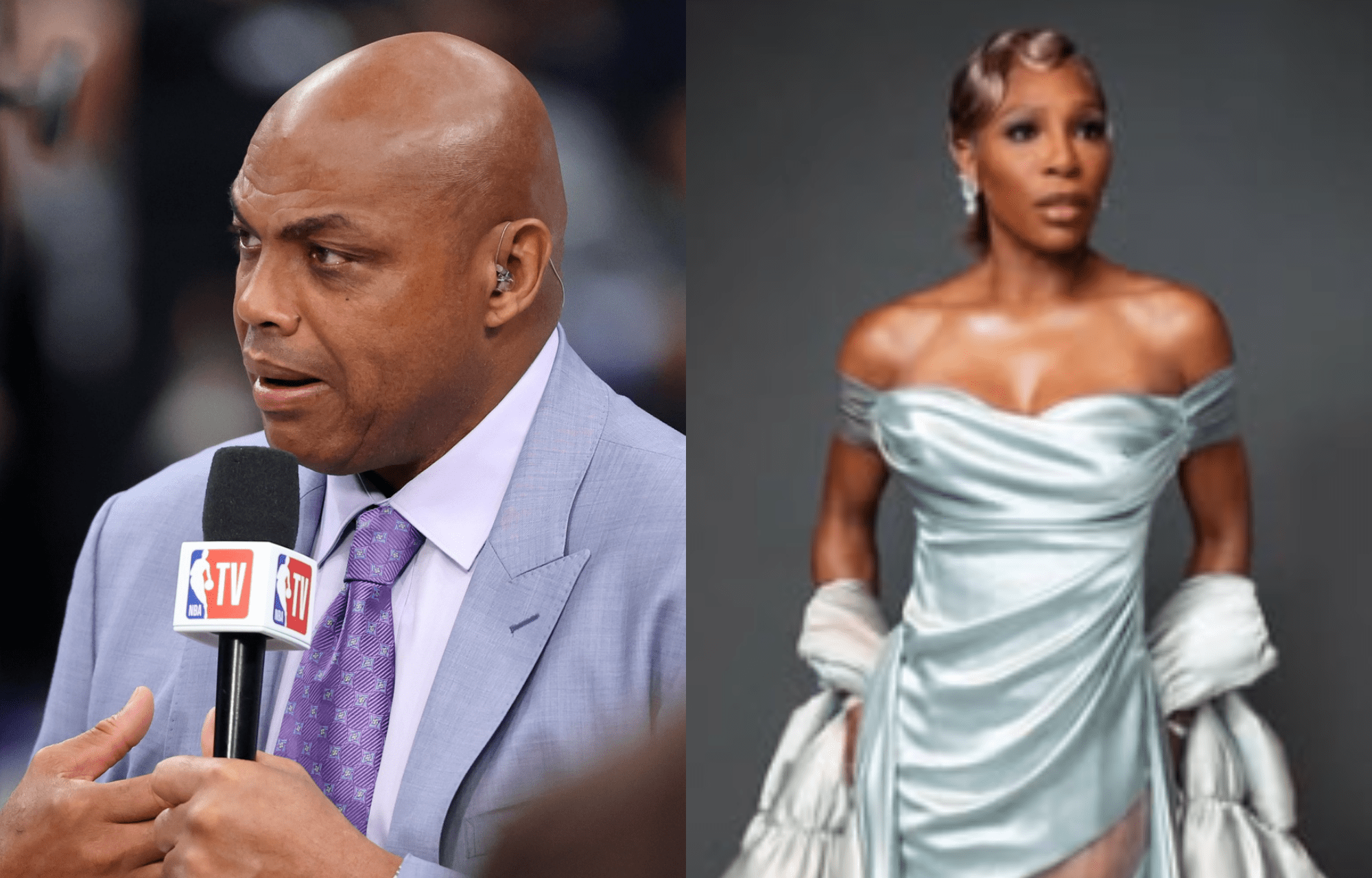 "Looks Like One Of Those Modern Movie Stars": Serena Williams' Met Gala 2025 Outfit Gets Charles Barkley's High Praise 1 Charles Barkley praise Serena Williams' Met Gala look. Photo credits: Instagram and Imagn