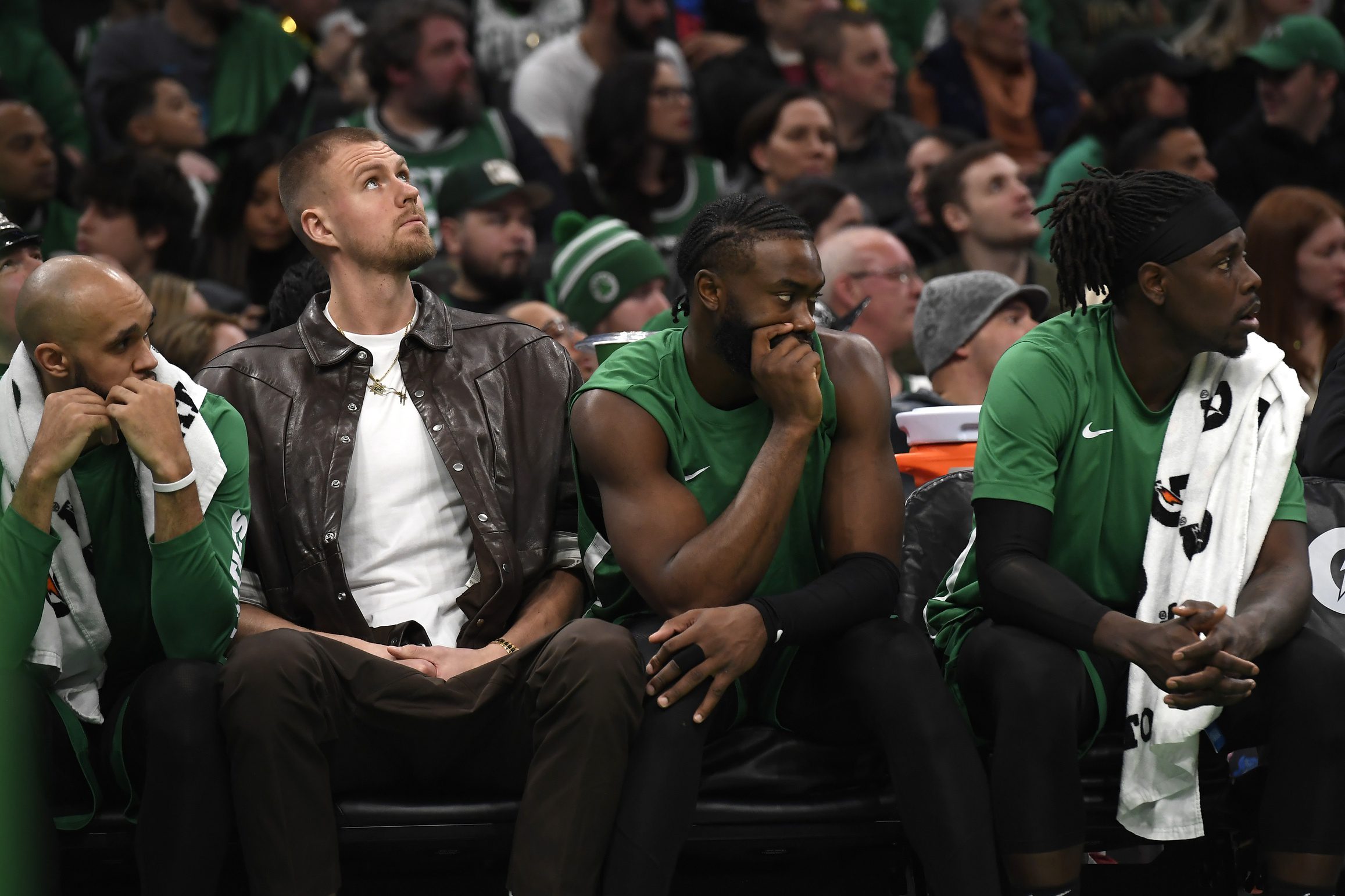 REPORT: Kristaps Porzingis, Jrue Holiday Boston Celtics Future In Jeopardy In Looming Apron Cap Hit 1 Kristaps Porzingis and Jrue Holiday