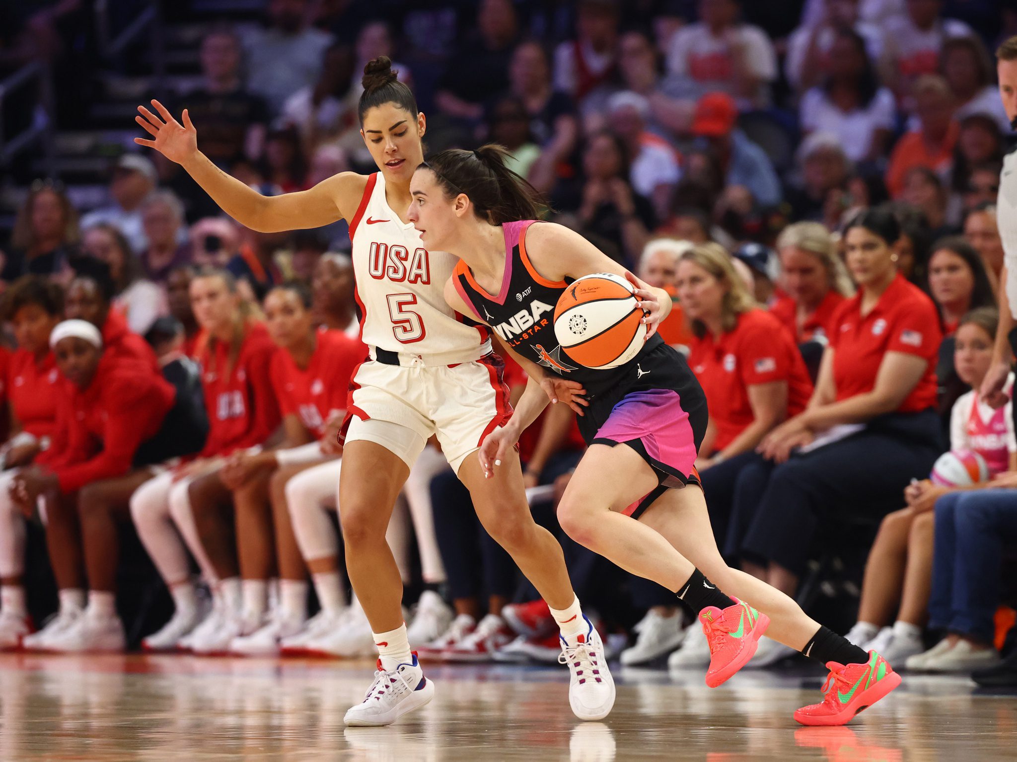 "This Is Wild": Caitlin Clark Unique Duel Gets Reaction From Kelsey Plum 2 USATSI 23791009 168400517 lowres
