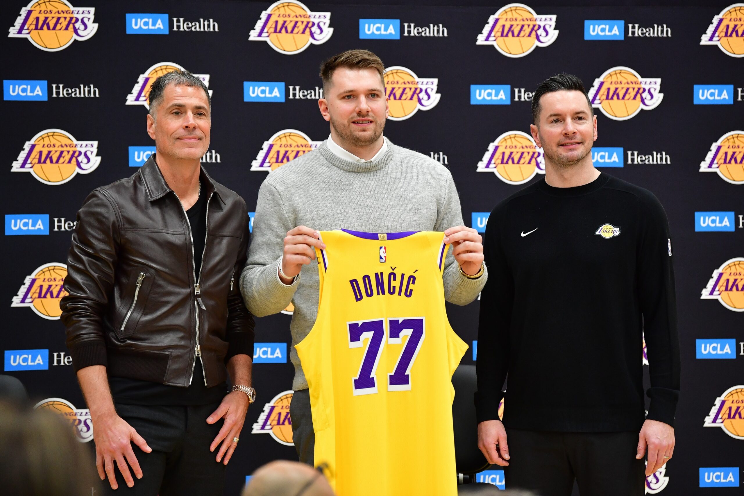 LOOK: Luka Doncic Spotted With JJ Redick, Rob Pelinka Ahead Of Lakers Extension Renewal 1 Luka Doncic