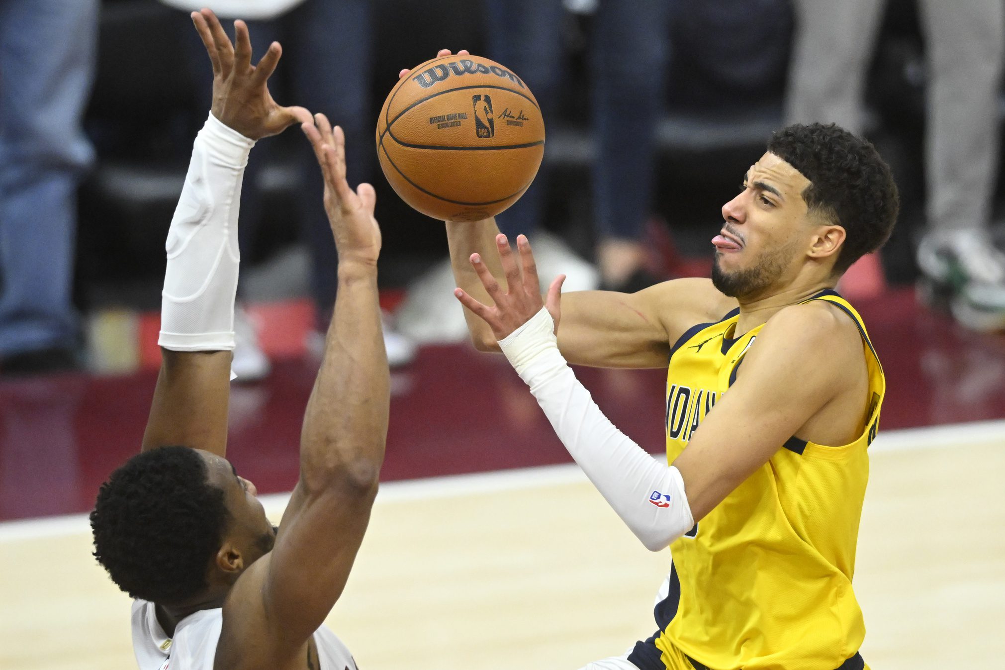 "Game. Over.": Tyrese Haliburton's Playoff Heroics Gets Triple H To React With His Wrestling Gimmick 4 USATSI 26108316 168400517 lowres
