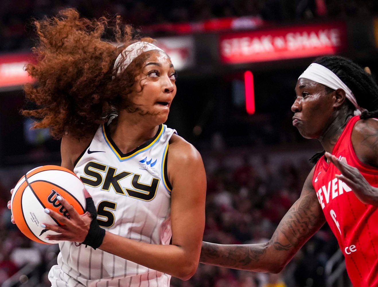 "Hate The Jersey, Love The Shoes": Angel Reese, Cameron Brink Reacts To DiJonai Carrington's Cowgirl Look 2 Angel Reese