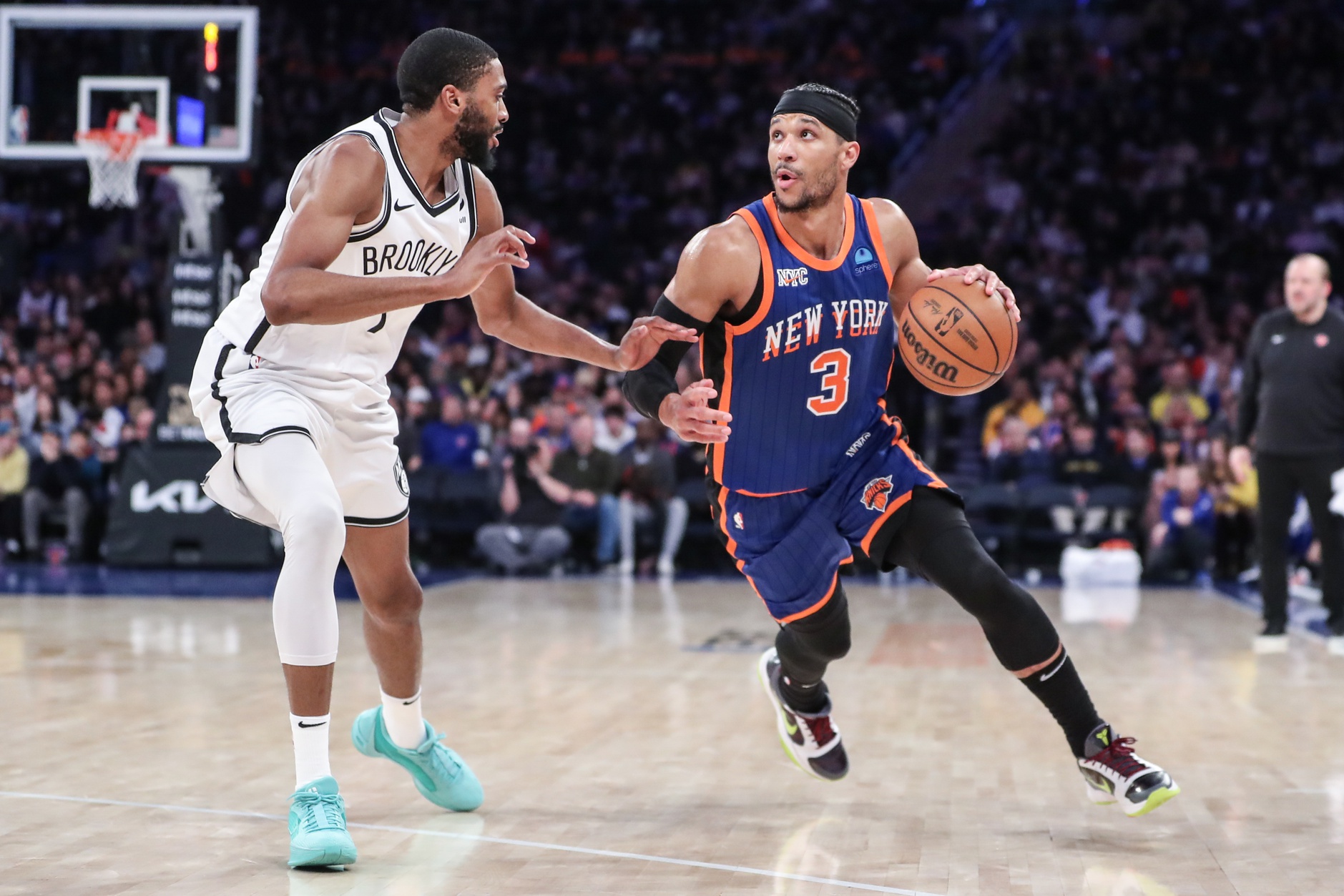 Josh Hart, Mikal Bridges, New York Knicks, Brooklyn Nets