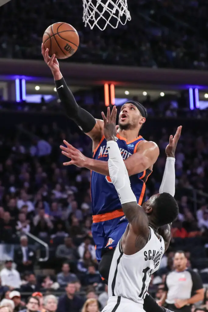 Josh Hart, Mikal Bridges, New York Knicks, Brooklyn Nets