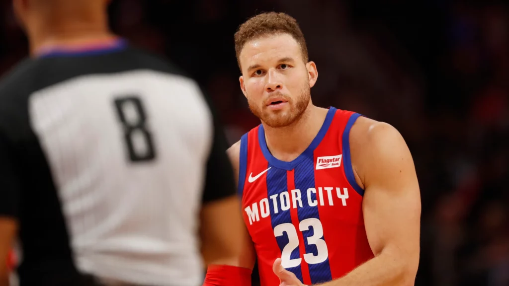Blake Griffin with the Detroit Pistons. Mandatory Credit: Getty Images