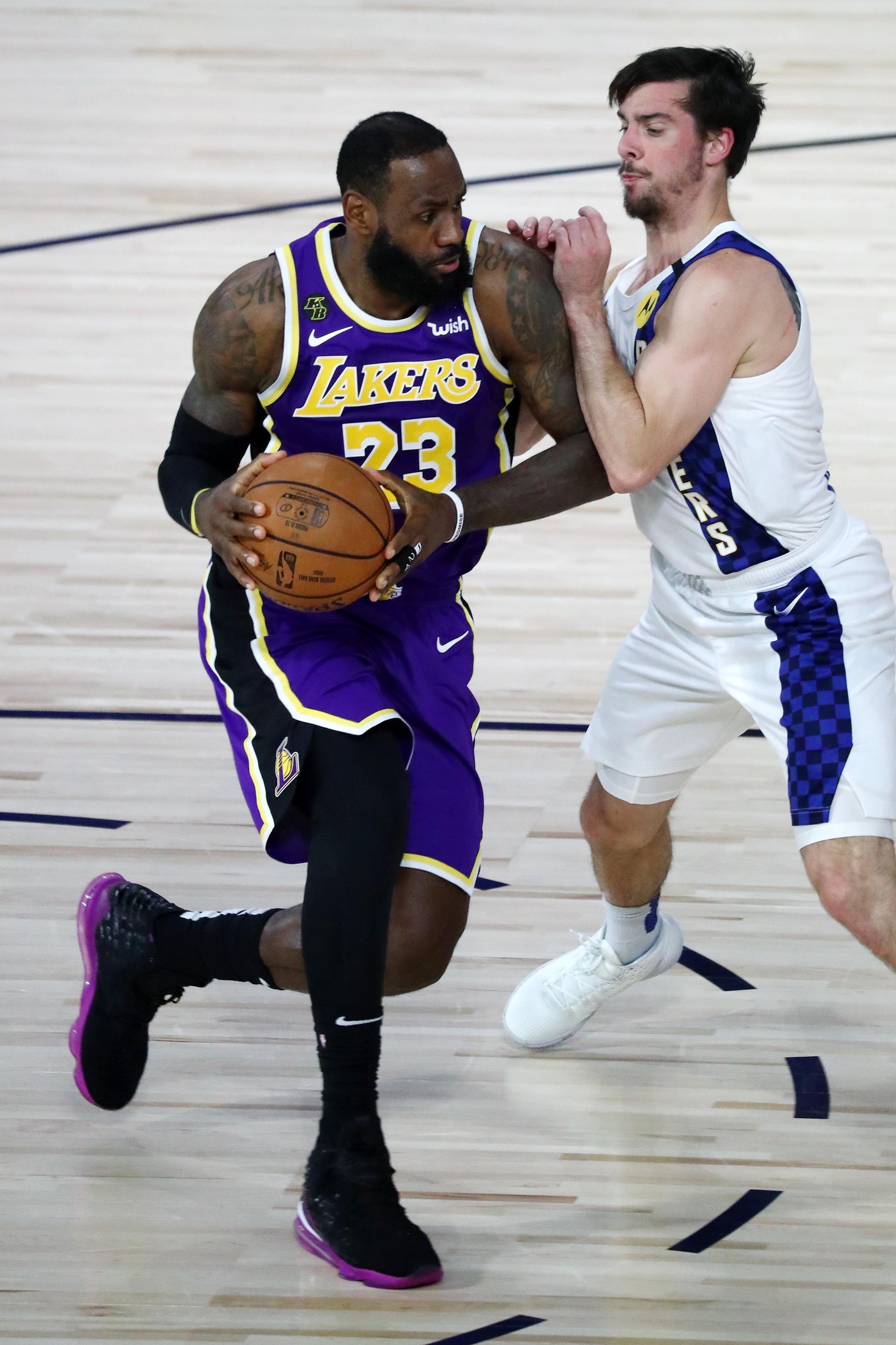T.J. McConnell, LeBron James, Los Angeles Lakers, Indiana Pacers