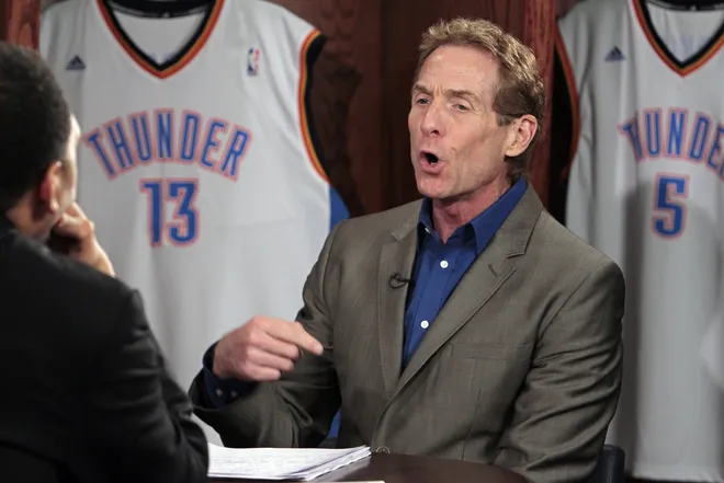 Joy Taylor's Photo With Skip Bayless' Sexual Harrassment Accuser Resurfaces Online 3 oklahoma city thunder skip bayless