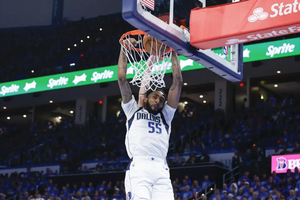 2023-24 NBA Playoffs: Every Remaining Team's X-Factor Player 1 Dallas Mavericks, Jason Kidd, Dallas Mavericks Rumors, NBA Free agency, Derrick Jones Jr. Derrick Jones, Mavericks free agency