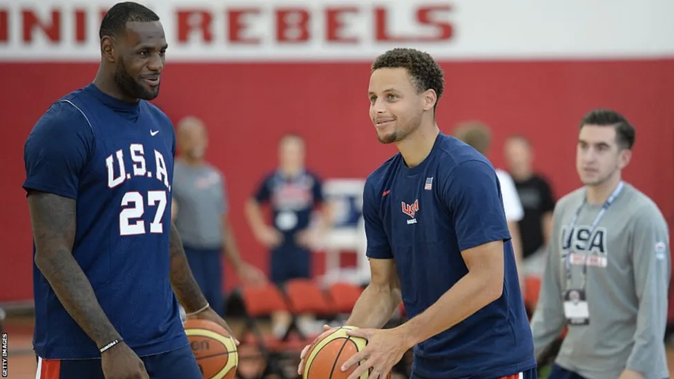 Minnesota Timberwolves's Anthony Edwards Makes 1 Shocking Declaration About Kevin Durant 1 lebron james stephen curry team usa