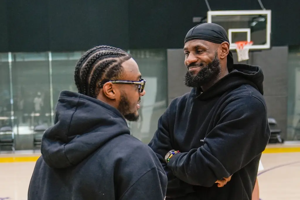 LeBron James Top Critic Gives Bronny James High Praise 2 los angeles lakers bronny james