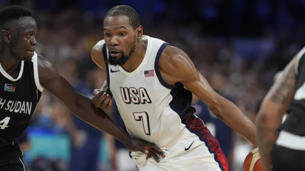 Kevin Durant Embarrassed By Bam Adebayo For Spreading Viral Team USA Bus Photo 3 team usa kevin durant