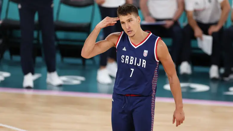 Team USA Fans Think 1 WILD Moment Sealed USA's Comeback Win vs. Serbia 2 team usa serbia bogdan bogdanovic