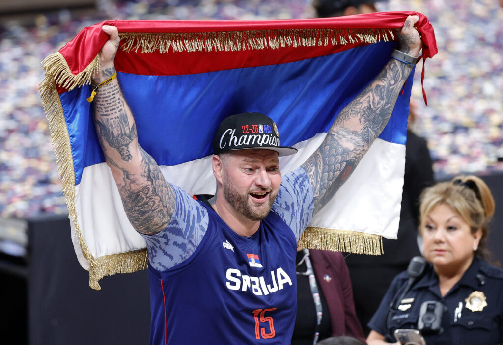 Nikola Jokic's Brother Faces Assault Charges After Punching Fan During Denver Nuggets' Game 1 USATSI 20881720
