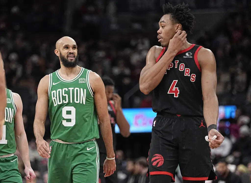 Toronto Raptors Vs Boston Celtics Odds, Picks, Moneyline NBA 2024-25 Pre-Season 10/13/2024 3 USATSI 22303009