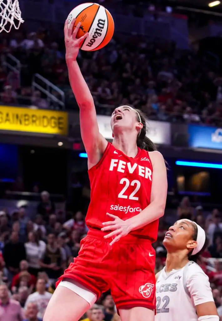 Caitlin Clark, Connor McCaffery In Attendance With Kelsey Mitchell Watching Pacers Vs Grizzlies Pre-Season Matchup 4 Indiana Fever, Caitlin Clark