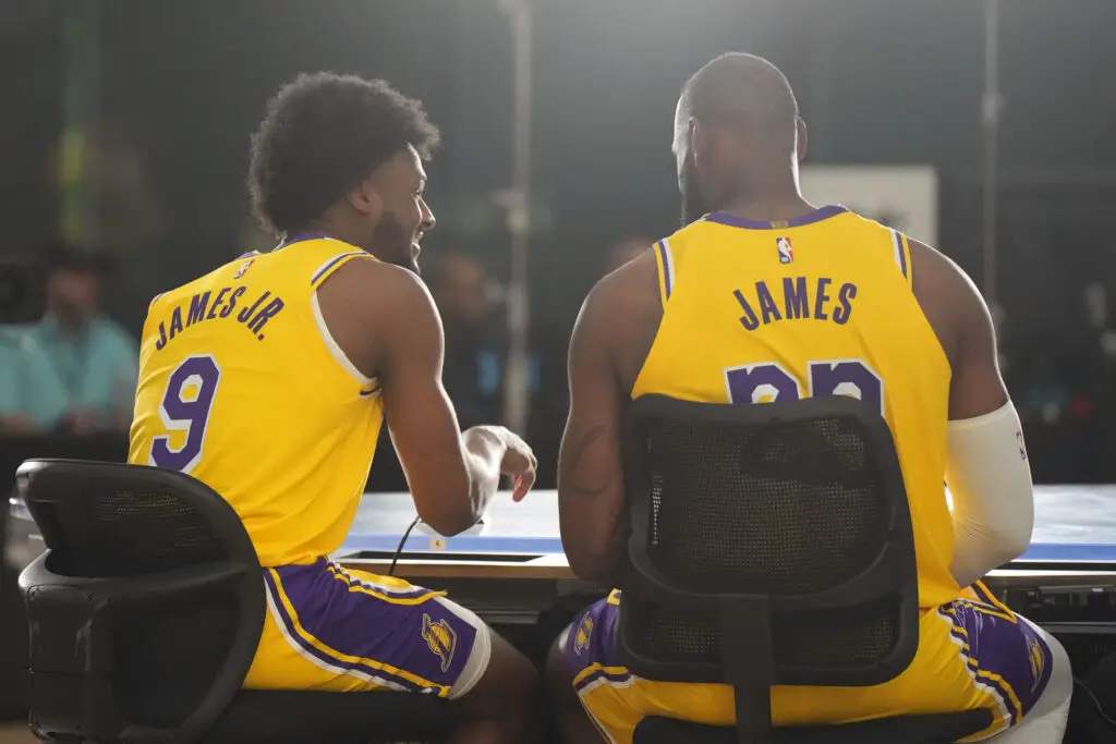 LeBron James Gives Simple Two-Word Description On Mentoring Bronny James 3 USATSI 24369656