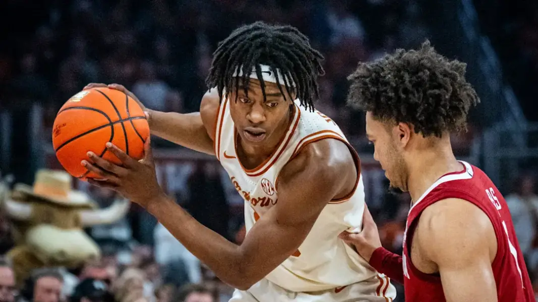 Future NBA Star Tre Johnson Scores 23 Points as Texas Longhorns Fall to Xavier in March Madness First Four 1 Tre Johnson, Texas Longhorns