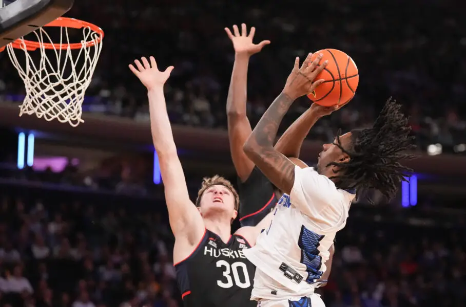 'I Got Caught Up in the Moment of the Game' — Jamiya Neal’s Unnecessary Dunk Sparks Controversy in Creighton’s Win Over UConn 2 USATSI 25675409