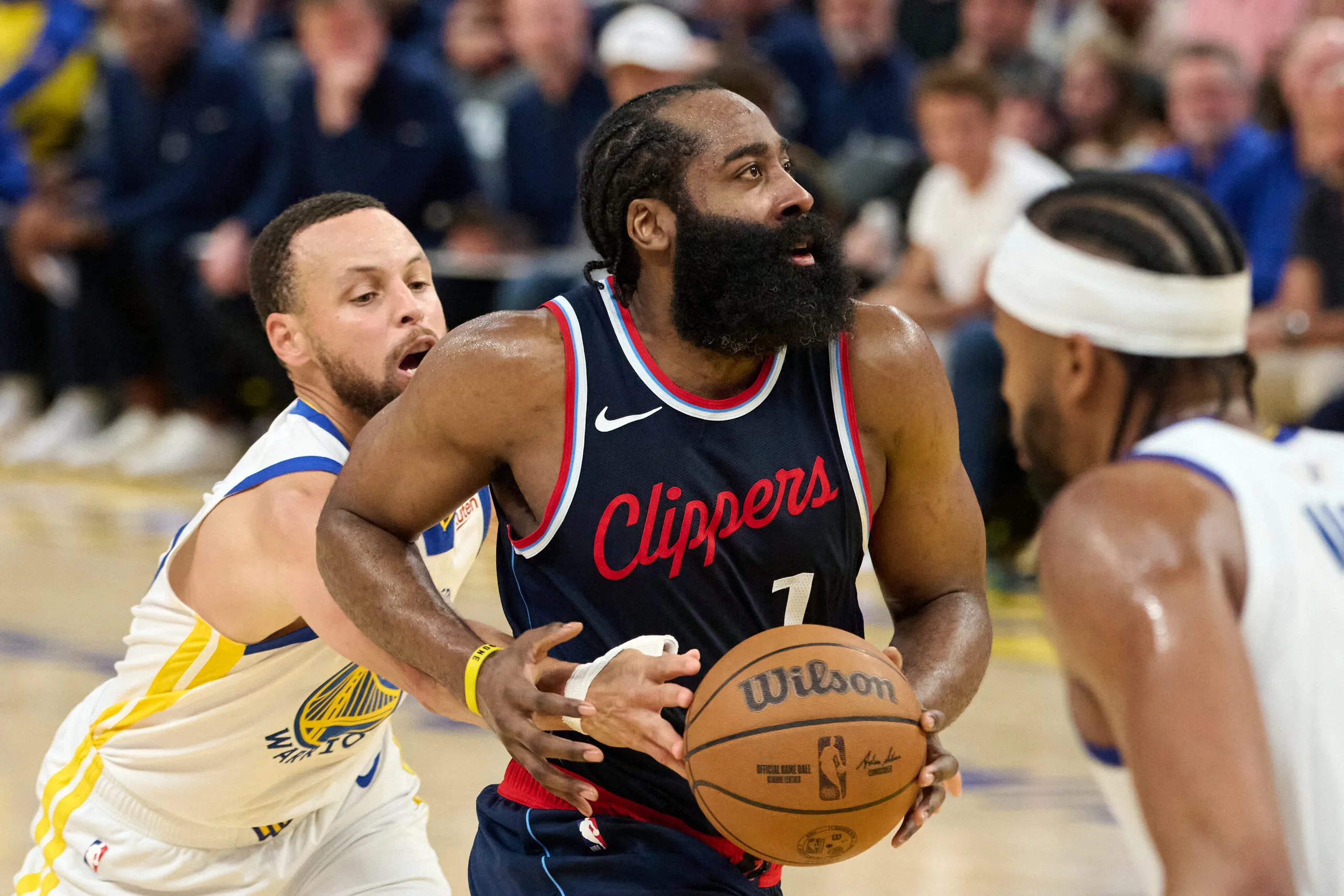 Los Angeles Clippers Hopes to Have Nicolas Batum Next Season 2 golden state warriors stephen curry james hardenLos Angeles Clippers