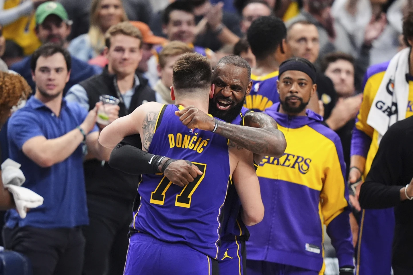 LOOK: Mark Cuban Gives NSFW Reaction On Luka Doncic's Hot Night Vs Mavericks 1 los angeles lakers lebron james luka doncic